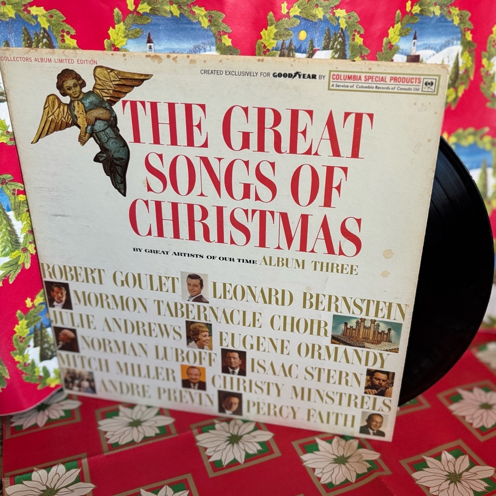 60's "Great Songs of Christmas" Vol 3 Album - 1963 - Goodyear Tires Record